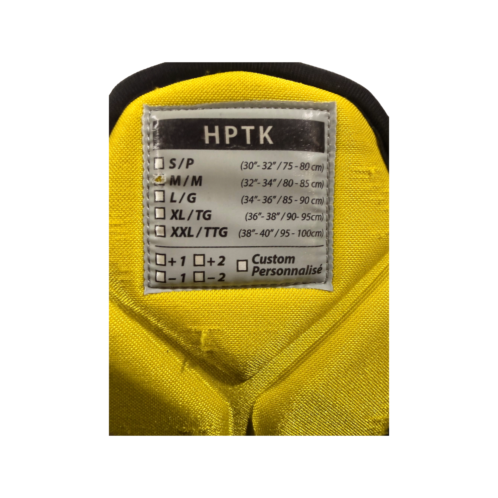 CCM HPTK MEDIUM BLACK + WHITE STRIPE (LIKE NEW)