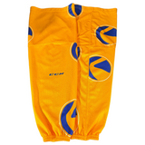 CCM Hockey Socks – Yellow / Blue / White – Large