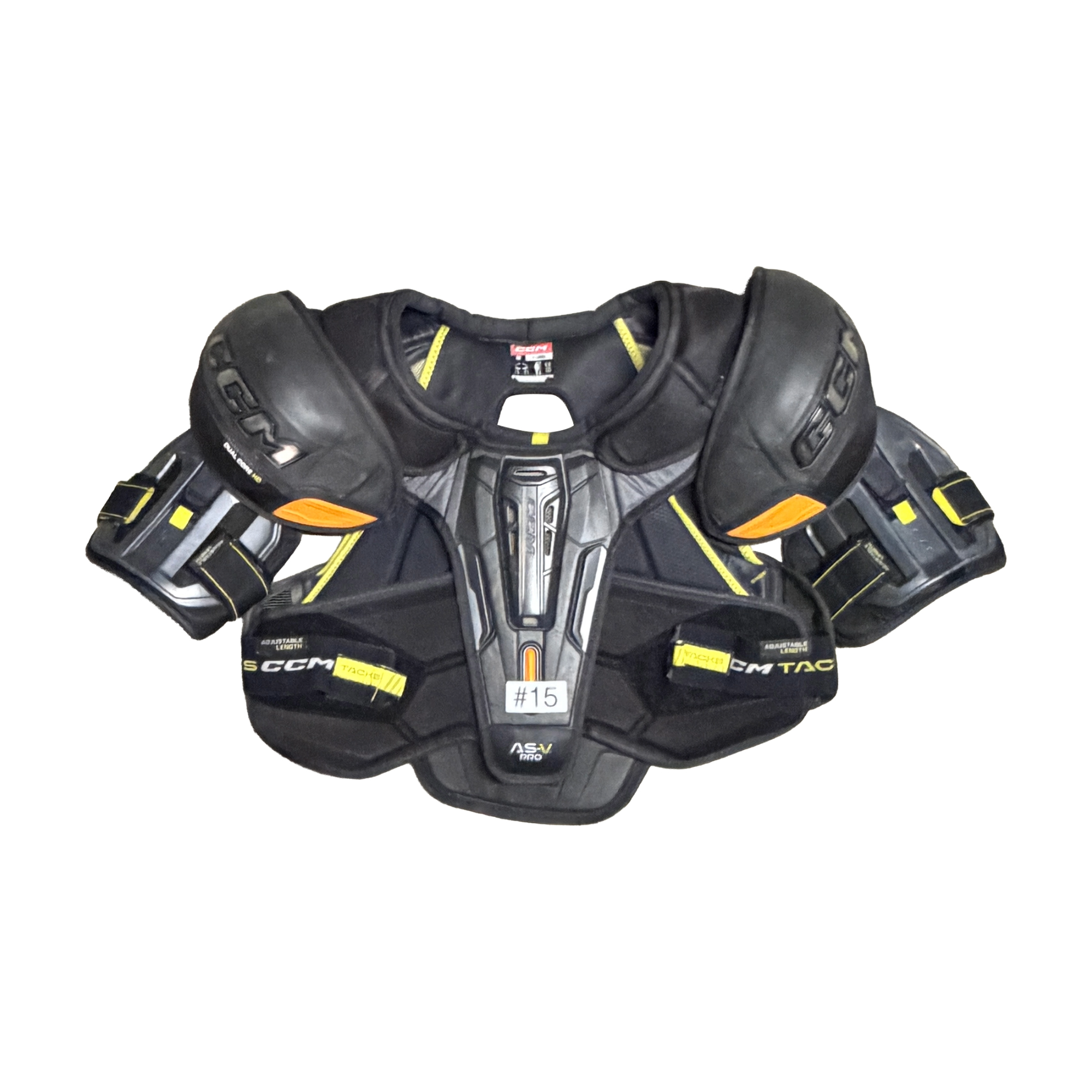 CCM TACKS AS-V PRO SHOULDER PADS X-LARGE (USED)