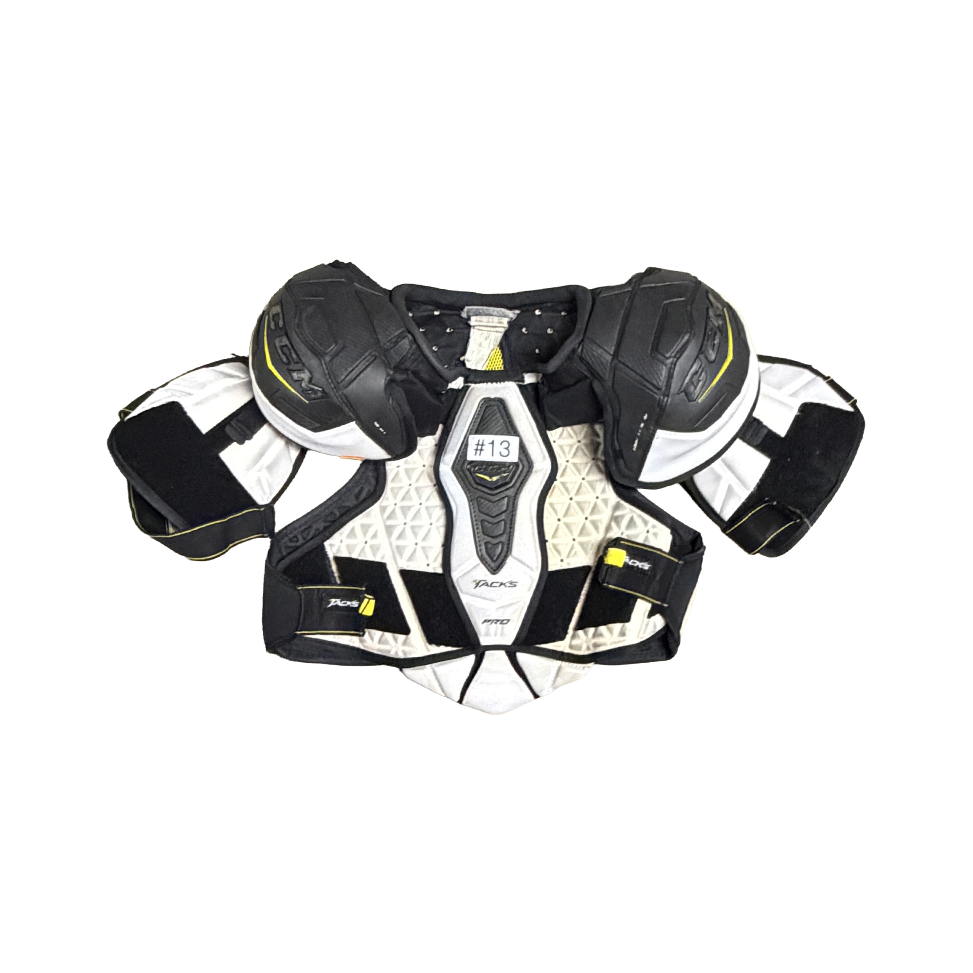CCM TACKS PRO SHOULDER PADS MEDIUM (USED)