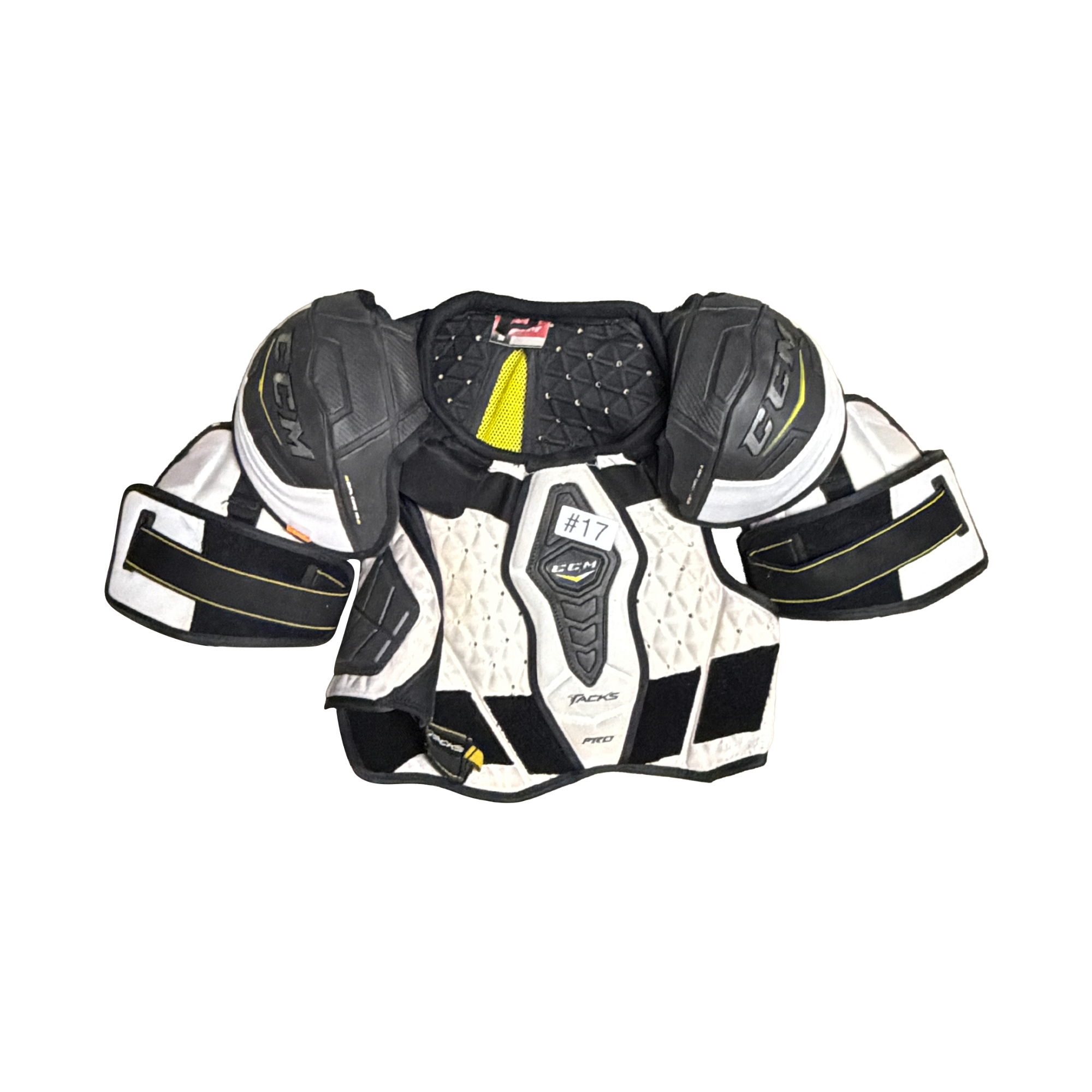 CCM TACKS PRO SHOULDER PADS MEDIUM (USED)