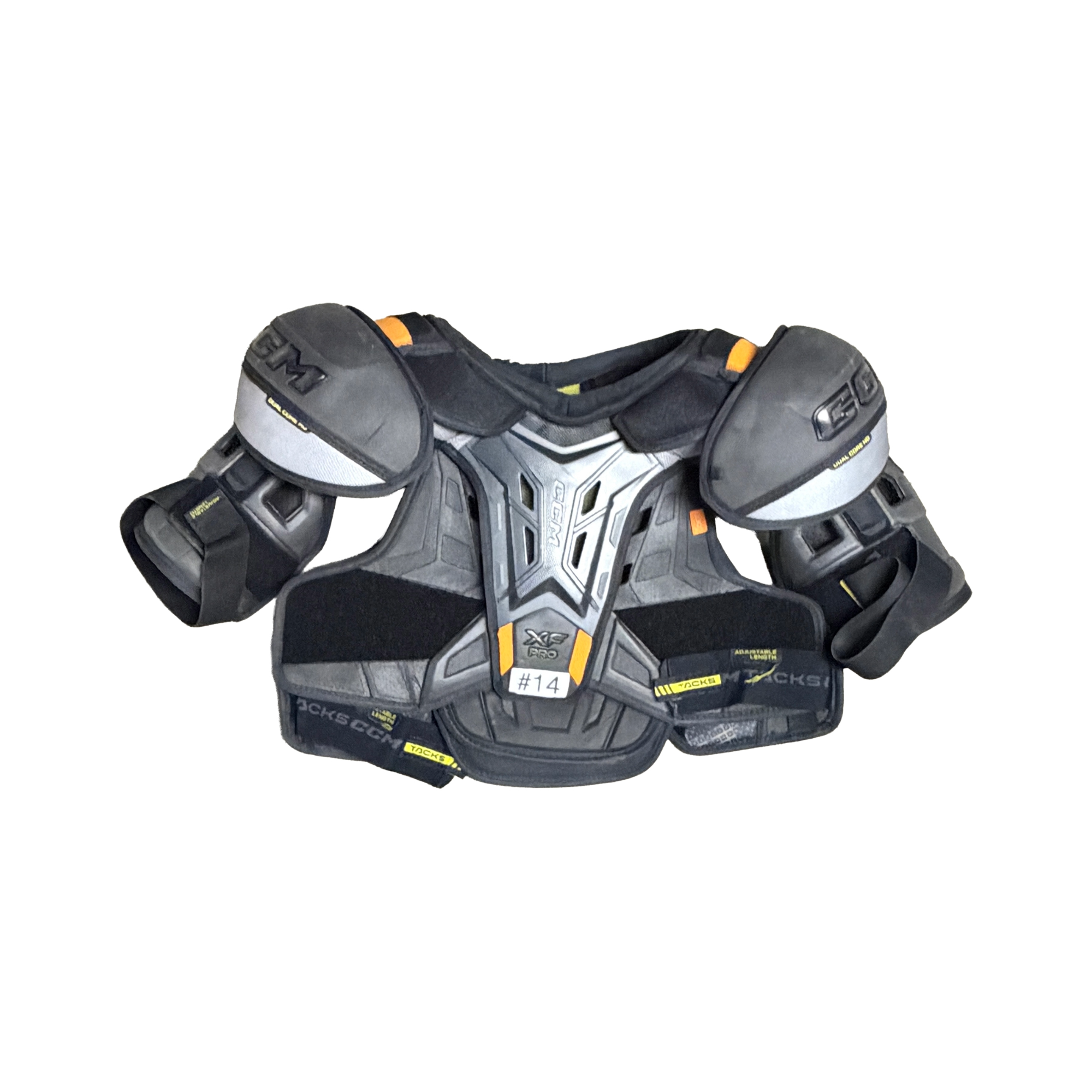 CCM TACKS XF PRO SHOULDER PADS LARGE (USED)