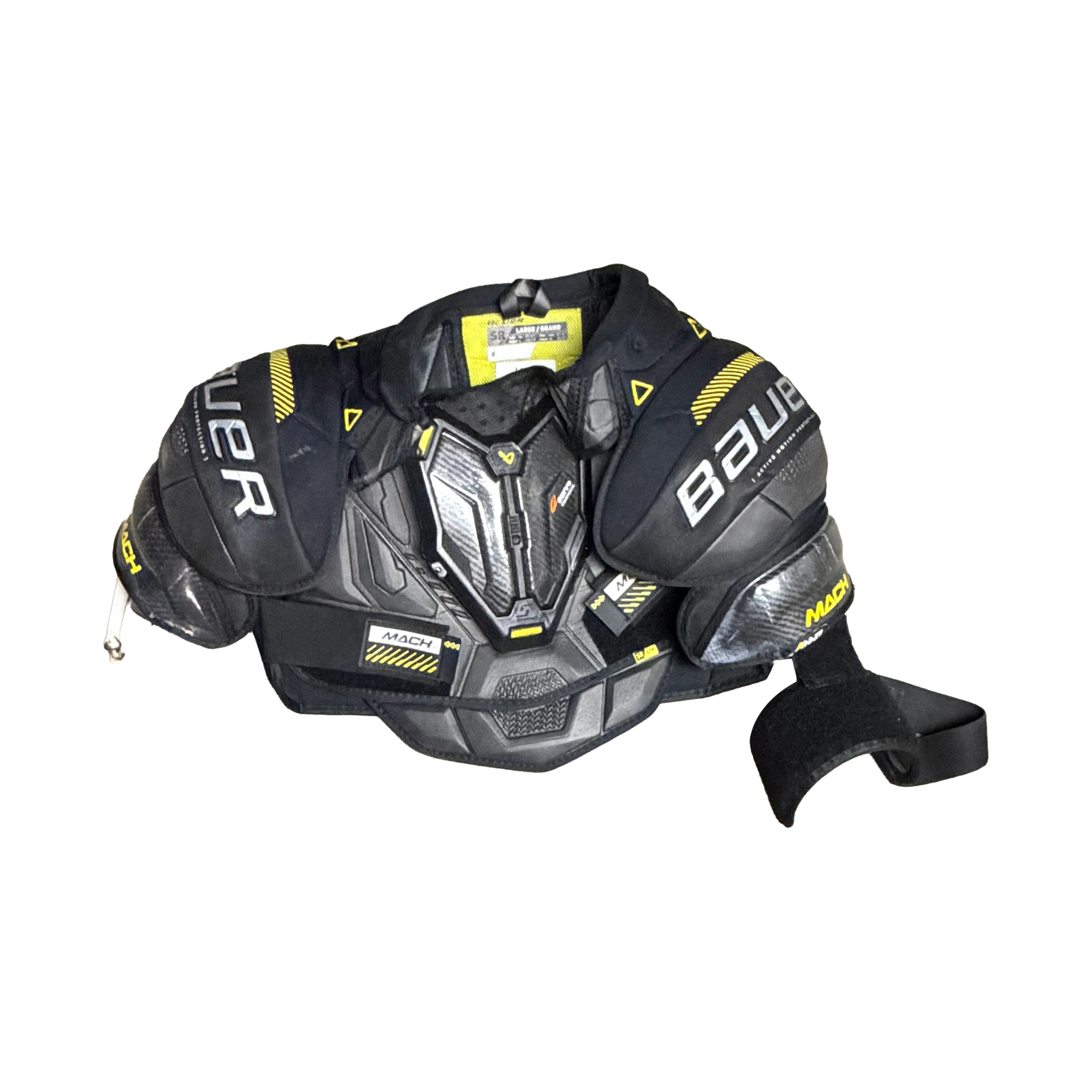 BAUER MACH SHOULDER PADS LARGE (USED)
