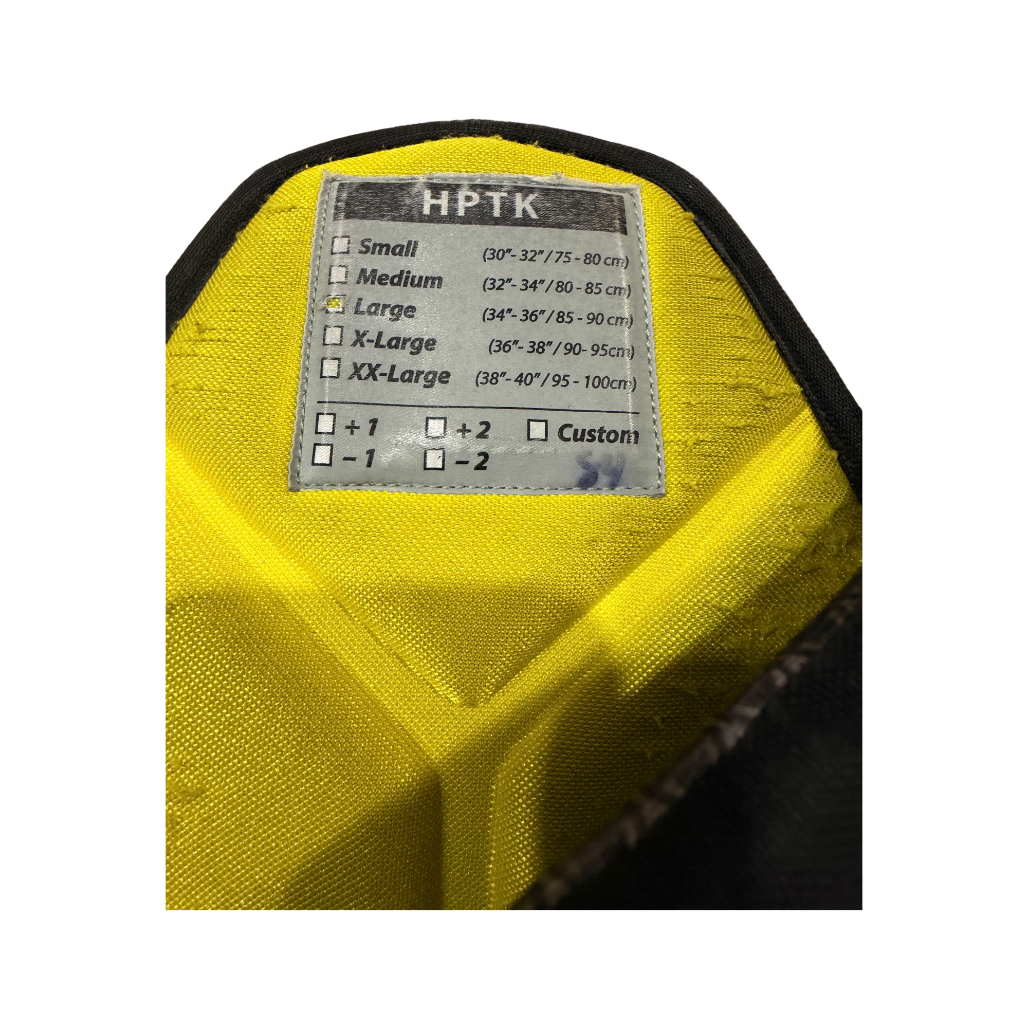 CCM HPTK LARGE BLACK + WHITE STRIPE (USED)