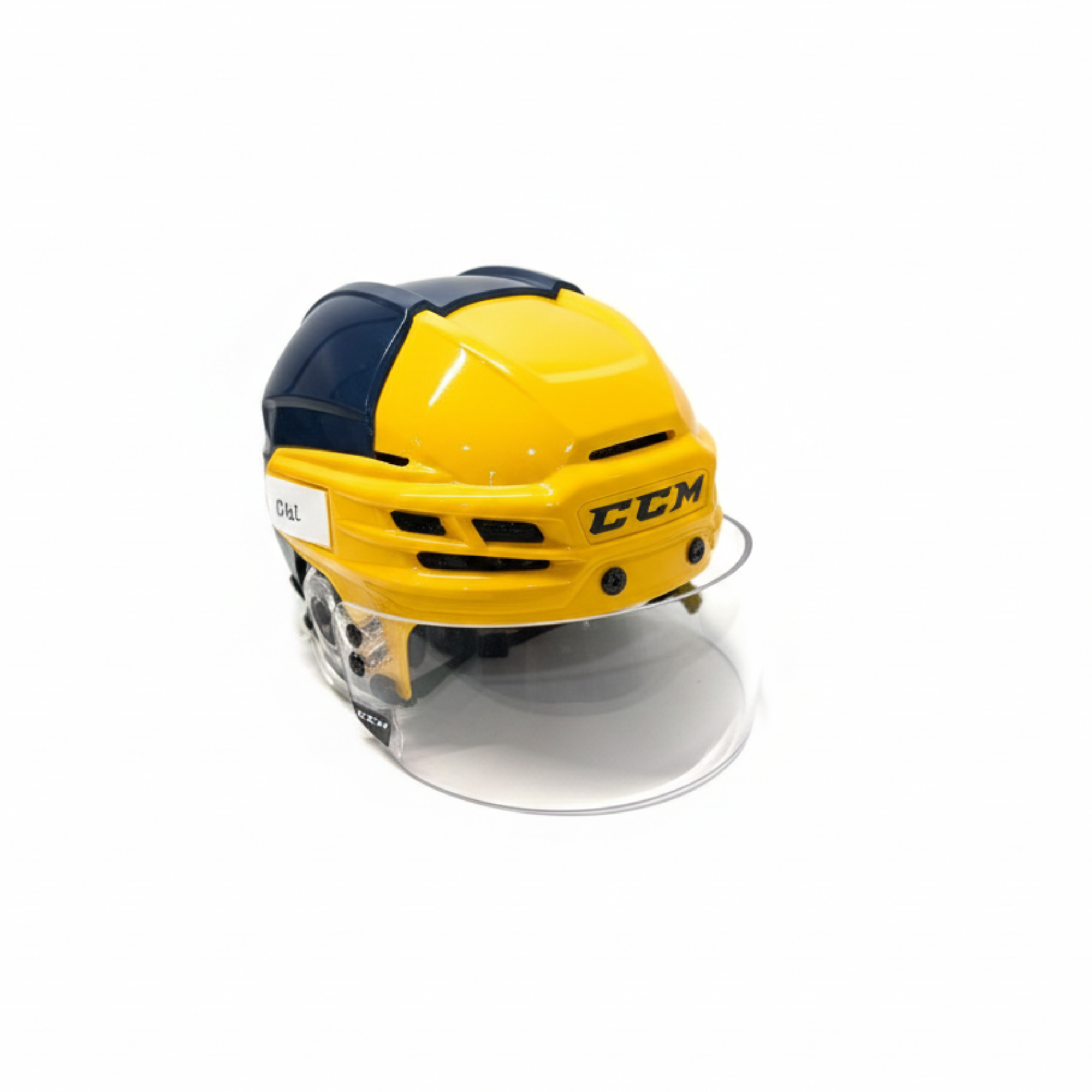 CCM TACKS X BLUE NAVY & YELLOW MEDIUM